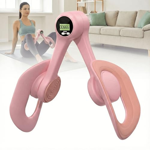 DEJIN Adjustable Thigh Master and Kegel Pelvic Floor Trainer for Women, Inner Thigh and Leg Exerciser, Home Workout Fitness Equipment for Muscle Toning