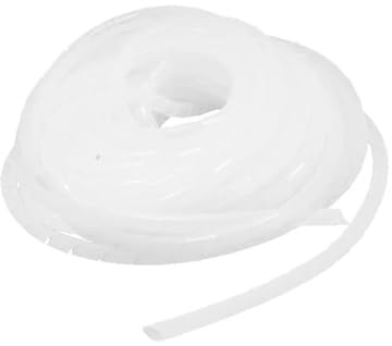 BPABDEITR 3D Printer Spiral Cable Management Sleeve Wrap Protector Organizer 8mm X 12m(Transparent)