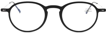 IEYELUUK Reise Lesebrille Tragbar mit Plastiketui, Taschenlesebrille Blaulichtfilter