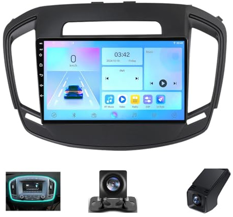 Android 13 Double Din Car Stereo Head unit For Opel Insignia/Buick Regal 2013-2017 9 Inch Touchscreen Bluetooth Car Stereo with FM/DVR+Reverse Camera/Wifi/DSP/Steering Wheel Controls(A,NF-7)
