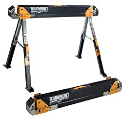ToughBuilt TOU-C700 C700 Adjustable Leg Folding Saw Horse (Twin Pack)