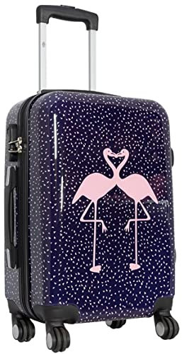 Bowatex 35 Li Bunter Bordgepäck Trolley Vogel Motivkoffer Reisetrolley Flamingo
