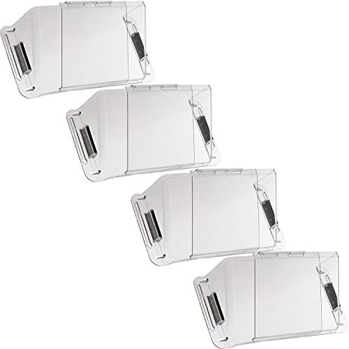 Home Intuition - Adjustable Magnetic Air Vent Deflector for Sidewall, AC, Ceiling and Vent Registers - Non-Melting, 10lb Pull Force - Fits 10-14 Inch (4 Pack)