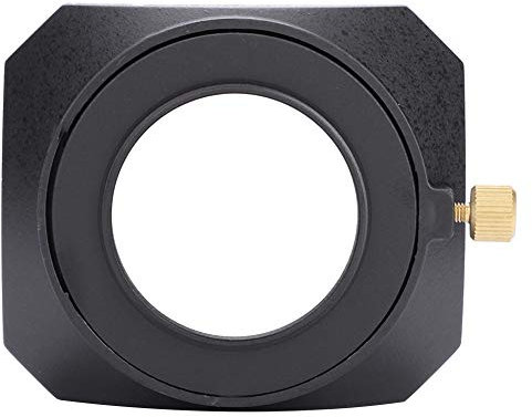 Topiky Gegenlichtblende, tragbare rechteckige Gegenlichtblende Ersatz für DV-Camcorder-Digitalvideokamera-Objektivfilter(37mm)