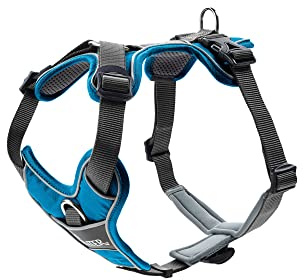 Hunter DIVO Hundegeschirr, S-M, 52-68 cm, hellblau/grau