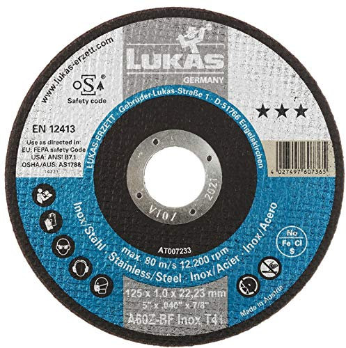 25x LUKAS Trennscheibe T41 für Edelstahl 230x2 mm gerade A46Z-BF