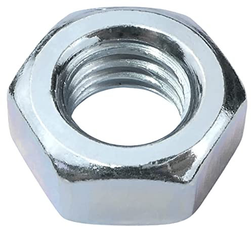 AERZETIX - C58247 - Lot de 50 Écrous hexagonaux chanfreinés classiques à 6 pans M8 - en acier - métrique femelle - couleur argent
