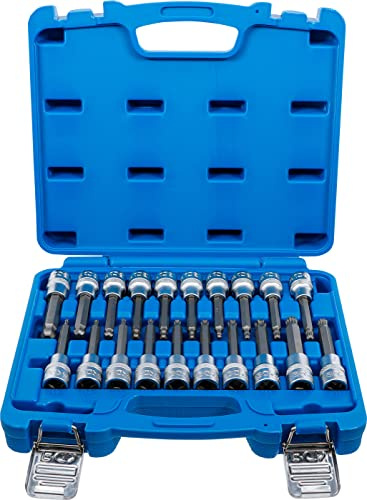 BGS 5170 | Bit-Insats-sats | 12,5 mm (1/2) | Inre sexkant, T-Profil (för Torx), inre mångtandad (för XZN) med kulända | 20 delar