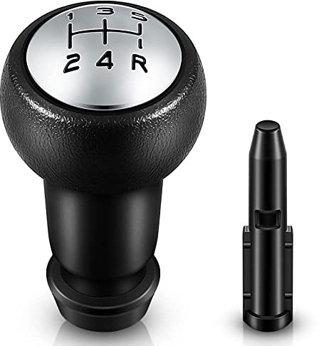 Vinabo 5 Speed ​Manual Gear Shift Knob, Universal Car Shift Knob Cover for Manual Automatic Car Gear Shift Knob C1 C2 C4