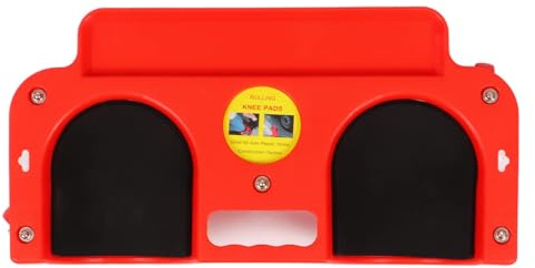 Rollknie-Dolly, Rollender Knieschoner-Schutz, Verschiebbarer Knieschoner-Schutz mit 5 Lenkrollen, Reparatur-Werkzeugablage für Mechaniker, Tischler, Bodenbeläge