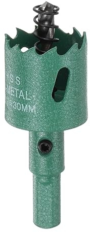 QUARKZMAN Bi-Metall Lochsäge 30mm (1-1/6) M42 HSS (Hochleistungsstahl) Lochsäge Bohrspitze Schneidegerät für Holz Plastik Metall Blatt Gipsplatte