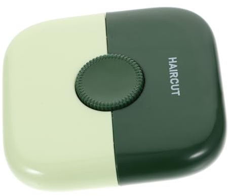 BELLIFFY Haarschneidekamm Fransenkamm Verdünner Haarschneidewerkzeug Mit Deckel Avocadogrün Für Selbstgemacht Haarschnitt Zuhause Tragbar