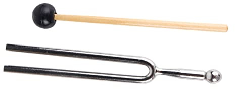 BESTonZON 440hz Edelstahl Stimmgabel a Für Violine Cello Nickelbeschichtet Präzise Tonausgabe Kompakt Und Langlebig Geeignet Für Instrumentenstimmung Und Klangtherapie