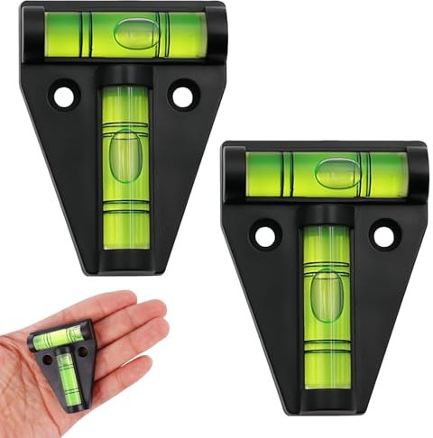 2 niveles de burbuja tipo T, mini nivel de burbuja negro de 2 vías L/evel, nivel de burbuja de Cara/Van, pequeño Le/vel, cruz Lev/el, mini nivel en forma de T, nivel de burbuja, dispositivo de