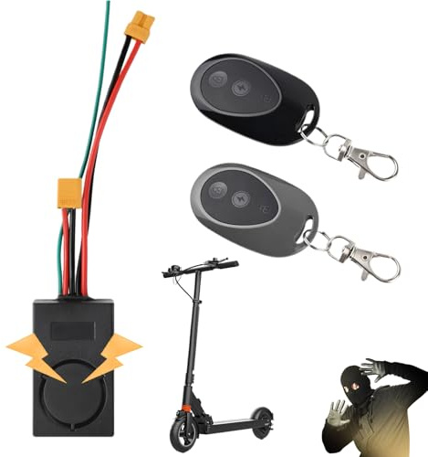 Sistema de alarma antirrobo para scooter, alarma antirrobo para scooter, sistema de alarma de bicicleta eléctrica con sonido fuerte, detector de alarma antirrobo - Sensor de movimiento de vibración