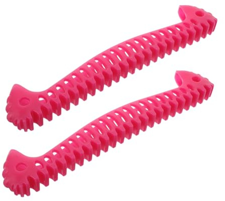 SUPVOX 2pezzi Copripattini Elastici per Ghiaccio Protezione Morbida e Allungabile per Lama Pattini da Ghiaccio Adatti Ragazzo Ragazza e Adulti Copripiedi per Pattinaggio Artistico e Hocke
