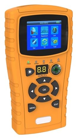 Buscador De Satélite Receptor TV Digital Estrellas DVB-S2 Sintonizador DeteccióN Precisa