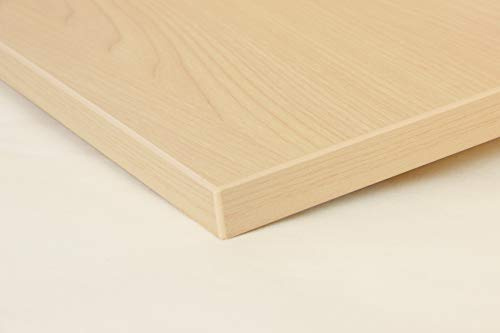 Schreibtischplatte 160x80 aus Holz DIY Schreibtisch direkt vom Hersteller vielseitig einsetzbar - Tischplatte Arbeitsplatte Werkbankplatte mit 125kg Belastbarkeit & Kratzfestigkeit - Birke