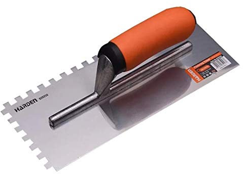 Harden Truelle pour carrelage 8 mm dents avec poignée souple 280 mm par 120 mm (HAR 620258)