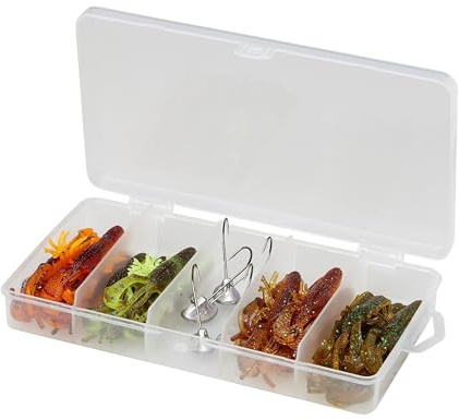 Savage Gear Reaction Crayfish Kit - Ultimativer Weichplastik-Krebsköder zum Barschangeln - Natürliche Flusskrebs-Imitation, effektvolle Farben für Süßwasserangler Assorted 7.3 cm