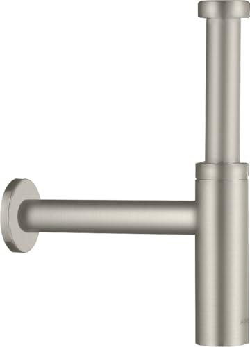 hansgrohe Designsiphon Flowstar S G 1 1/4, Edelstahl-Optik