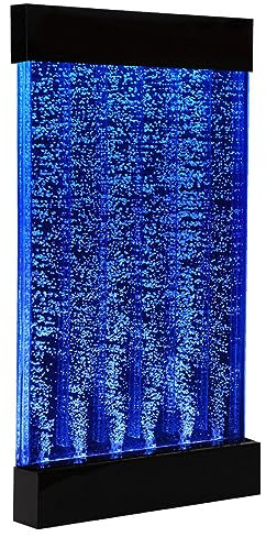 Playlearn 3ft Bubble Water Wall with LED Colour Changing Lights-Water Feature Bubble Wall Water Wall- Indoor Bubble Wall Sensory Lights for Sensory Room