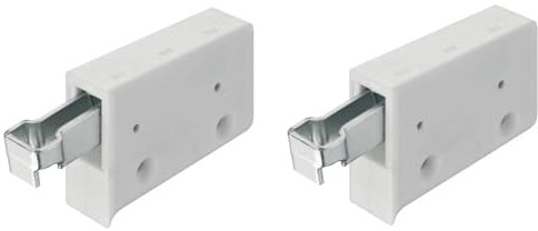 cyclingcolors 2x ferrure de suspension meuble suspendu 150 kg/paire blanc armoire raccord connecteur support fixation attache réglable porte bois