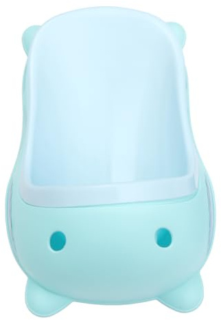 Beatifufu Kinder Steh Töpfchen für Jungen Blauer Urintrainer aus Pp mit Cartoon Design Urine Groove Trennung Leicht zu Reinigen für Töpfchentraining und Selbstständiges Stehen Lernen