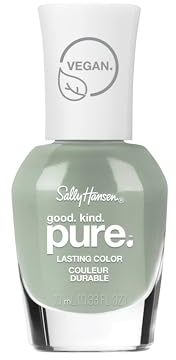 Sally Hansen Good.Kind Pure Moss Mosaic Nagellack, vegane Formel, ultrahell, schnelltrocknend, 10 ml