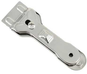 Rascador de limpieza, herramienta de limpieza de cocina, herramienta de metal para vitrocerámica y cocinas de inducción, herramienta de limpieza del hogar
