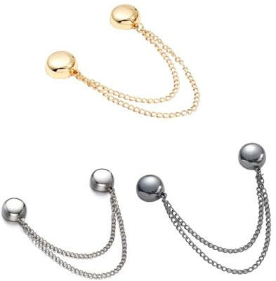 Tivleed 6-Piece Round Magnetic Snap Fasteners for Clothing & Hijabs – Secure Fastening, Durable Multi-Purpose Use on Sweaters, Hoodies & Accessories