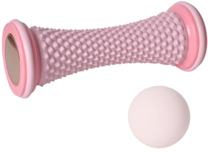 2 Pezzi Massaggiatore per Piedi, Rullo Muscolare e Palla per Massaggio Ai Piedi, Rullo per Massaggio Ai Piedi, Rullo per Piedi e Palla da Lacrosse per Il Recupero Della Fascite Plantare