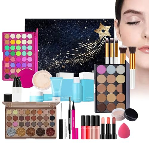 Kit Di Trucco Completo Set Di Trucco Per Il Viso Facile Da Trasportare | Kit Di Trucco Per Ragazze Adolescenti Per La Fidanzata La Moglie L'La Figlia La Famiglia Gli I Colleghi
