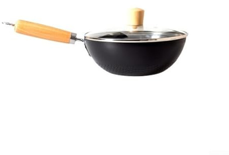 Mini poêle en fonte, 20 cm, wok à frire de style japonais non revêtu, pour la cuisine à la maison et les voyages, compatible avec les cuisinières électriques, à induction et à gaz (D)