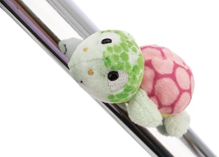 63075 MagNICI Mini Tortue, 7 cm, Verte, Peluche avec Aimant, Adhère aux Surfaces métalliques, Tableaux magnétiques et poignées de Sac comme Compagnon de Voyage, idée Cadeau