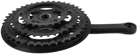 DOITOOL Ensemble de Manivelles de Vélo de Montagne en Acier au Carbone Mono-Plateau Pliable, Pédalier Réutilisable pour Accessoires de Vélo de Montagne et Cyclisme