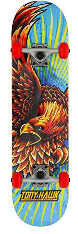Tony Hawk Golden Hawk Longboard, Erwachsene, Unisex, Mehrfarbig (Mehrfarbig), 19 cm