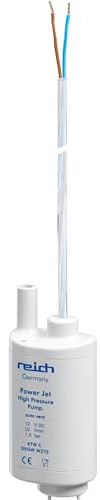 Reich Power Jet Pompe submersible Pompe à eau 12 V Raccord 1,8 bar Compatible avec l'eau potable Camping