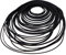 Cintas de Maquina para Cinturon,Biluer 100PCS Mezcla Cassette Tape Belt Correa de Transmision Correa para Tocadiscos Cinta De Casete Utilizado En Grabadoras De Video Unidades De DVD