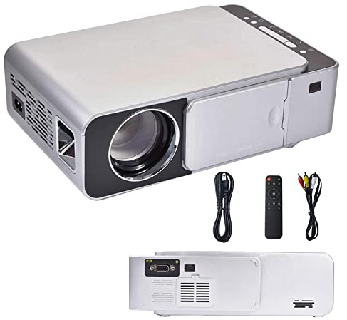 Proiettore Portatile, Proiettore Domestico 4K con Di Soppressione Del | Rumore, Proiettore Del Telefono Wifi Senza Fili Proiettore TV Led Portatile per TV Stick, PC, Computer Portatile, Unità F
