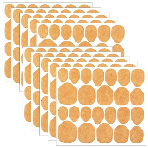 10 Sheets 240Pcs Nail Adhesive Tabs, Strong Nail Glue Stickers for Press Ons Nails Waterproof Breathable Jelly Double Sided Nails Sticky Tabs Need Curing for Home DIY Use