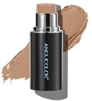Anglicolor Bronzer Contouring Stick,Cream Bronzer Stick,Smooth Conturingstick FüR Definierte GesichtszüGe,Lang Anhaltend & NatüRliches Finish,Cremiger Konturenstift(02#Slate Brown)