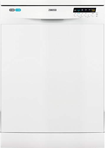 Zanussi ZDF26004WA Independiente - Lavavajillas (Independiente, Blanco, Tamaño máximo (60 cm), Blanco, botones, giratorio, 1,5 m)