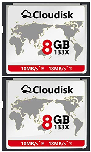 Cloudisk Pack von 2 Compact Flash Card (8GB)