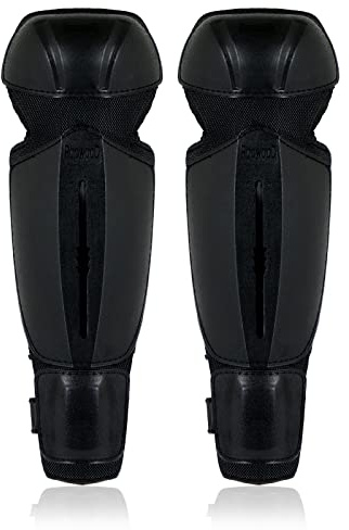 SPARES2GO Gardening Knee & Shin Pads (One Size, Black)