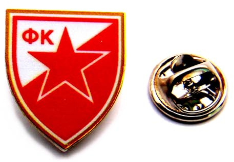 Roter Stern Begrad Pin - Zvezda Anstecker 2cm