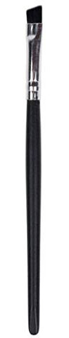 Pinceau de maquillage professionnel noir plat biseauté pour sourcils, eyeliner, fard à paupières, qualité supérieure et créatif