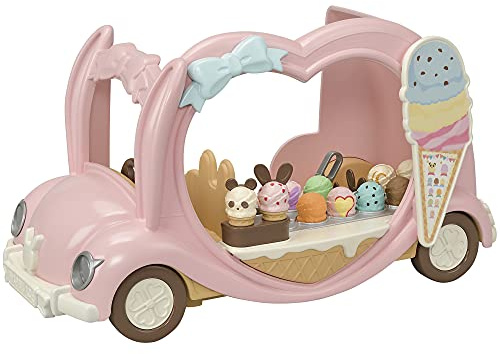 Sylvanian Families Ice Cream Van, Pastel Pink
