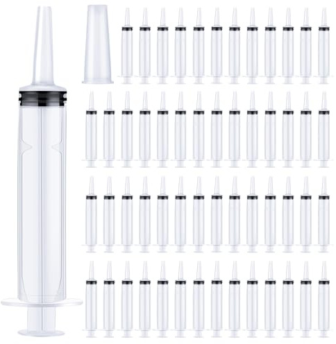 Jadive 100 Pcs 20ml Syringes with Tip Cap Plastic Liquid Syringe Party Liquid Syringe Shooters for Plastic Jelly Cup No Needle Dispensing Tools for Graduation Party