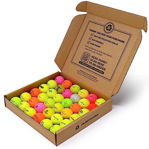 Second Chance Balles de Golf de qualité Optique 36 Couleurs